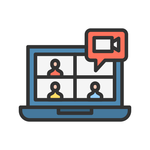 Online meeting Generic Outline Color icon
