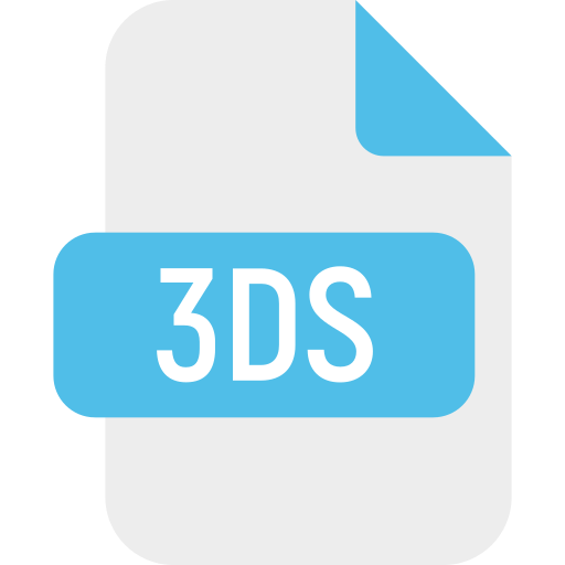 3ds extension Generic Flat icon