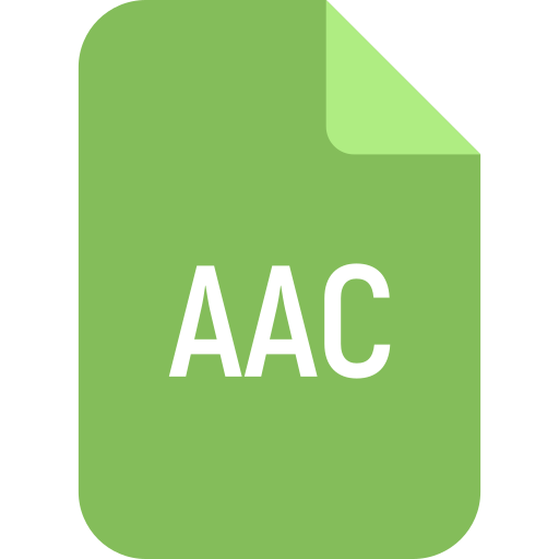 aac 파일 Generic Flat icon