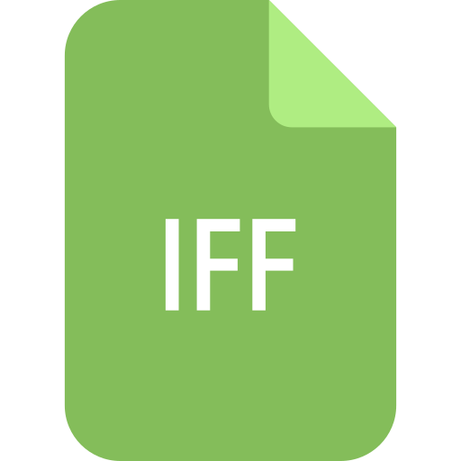 iff 파일 Generic Flat icon