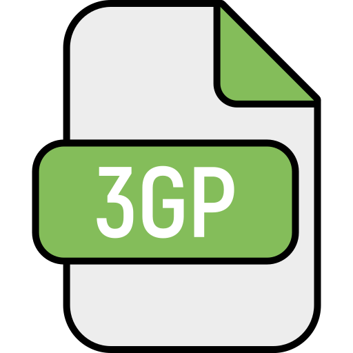 3gp Generic Outline Color icon