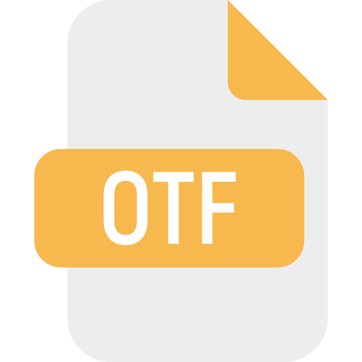 otf-bestand Generic Flat icoon