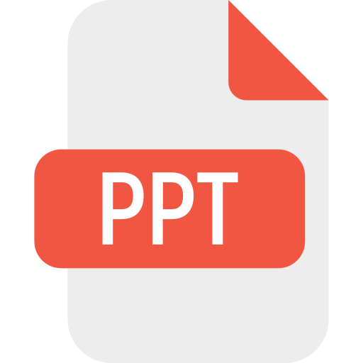 ppt 파일 Generic Flat icon