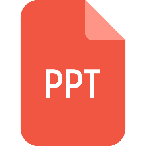 PPT file Generic Flat icon