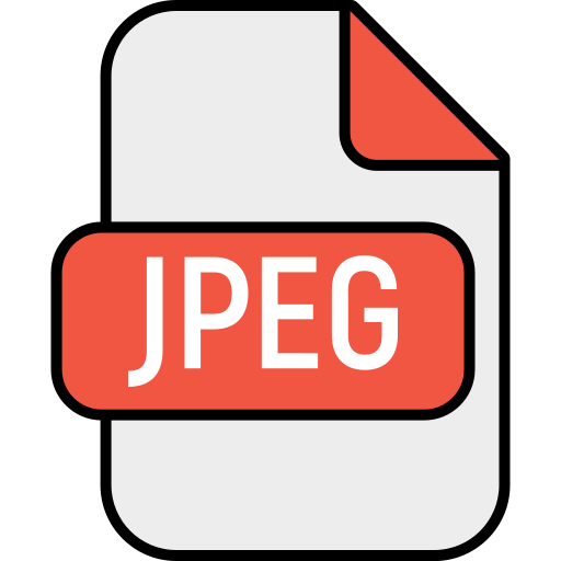 jpeg Generic Outline Color icona