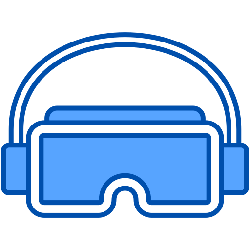 Ski goggles Generic Blue icon