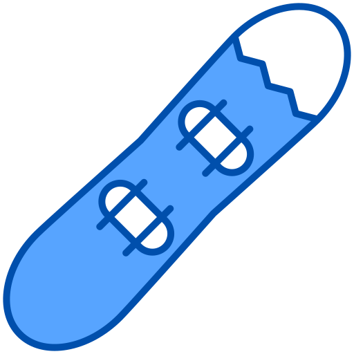 snowboard Generic Blue Ícone