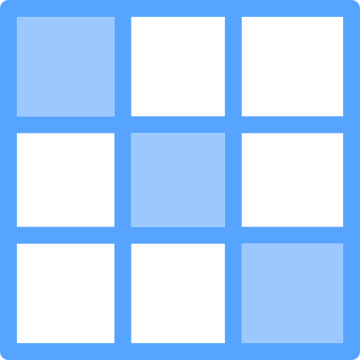cuadrícula Generic Blue icono