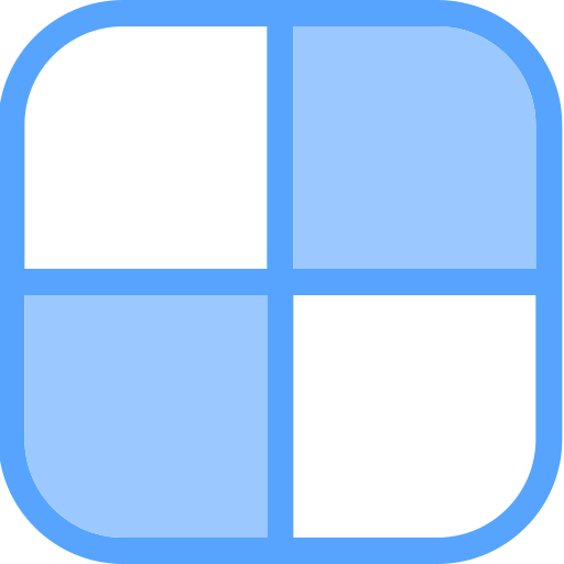 cuadrícula Generic Blue icono