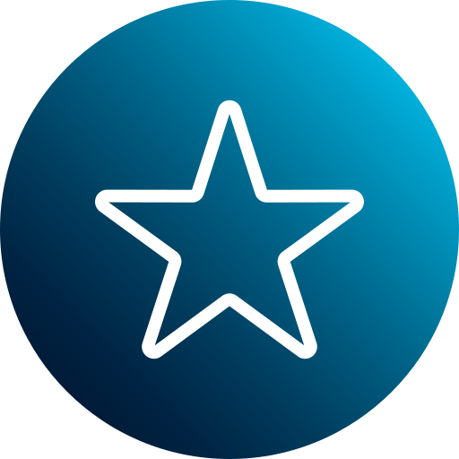 estrella Generic Flat Gradient icono