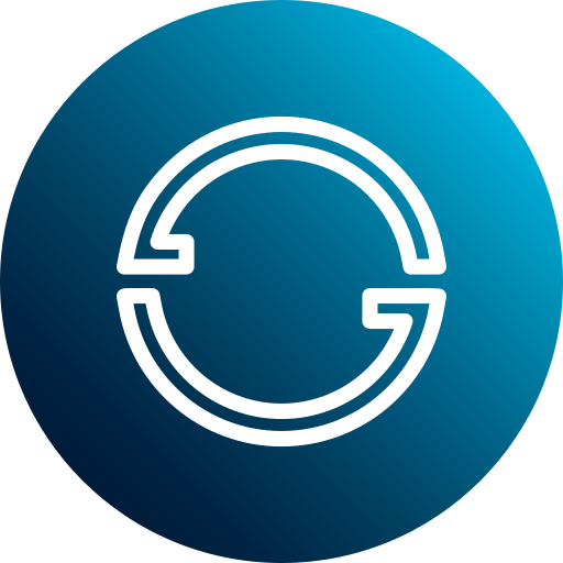 Rotate Generic Flat Gradient icon