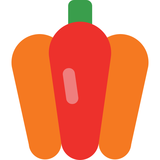 Bell Pepper Generic color fill icon