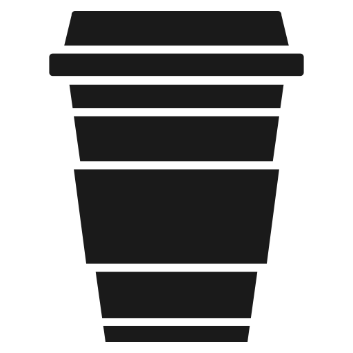 taza de café Generic Glyph icono