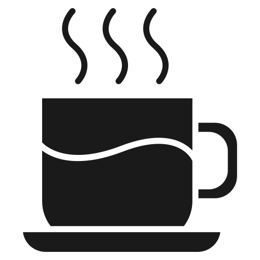 hete koffie Generic Glyph icoon