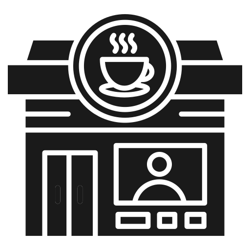 Кофейный магазин Generic Glyph иконка