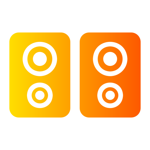 sonido Generic Flat Gradient icono