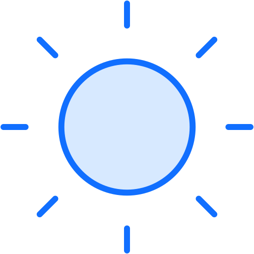 energía solar Generic Blue icono