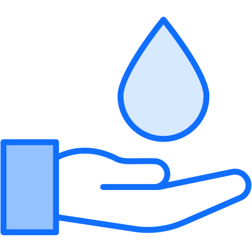 el ahorro de agua Generic Blue icono