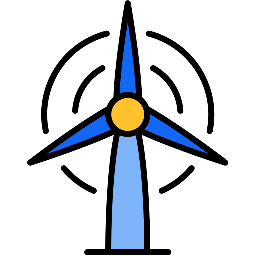 turbina de vento Generic Outline Color Ícone