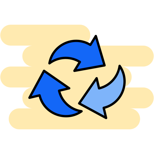 リサイクル可能 Generic Rounded Shapes icon