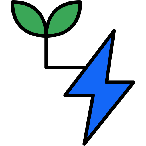 energia verde Generic Outline Color icona