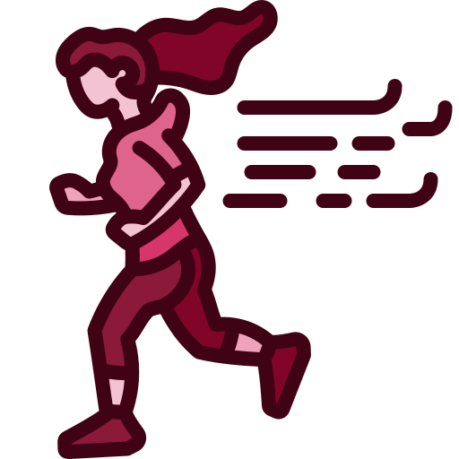 달리는 사람 Generic Outline Color icon