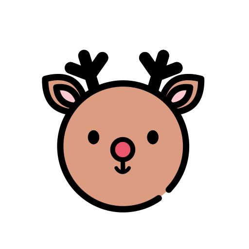 Reindeer Generic Outline Color icon
