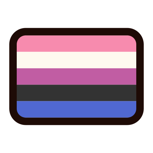 Genderfluid Generic Outline Color icon