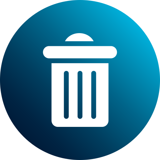 Trash Bin Generic Flat Gradient icon