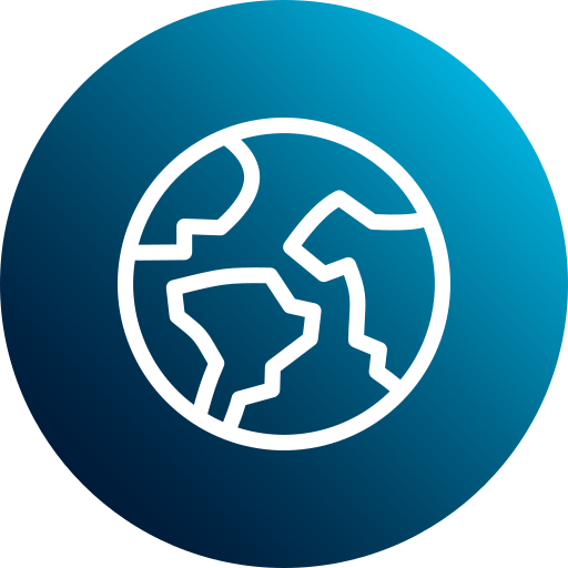 globus świata Generic Flat Gradient ikona