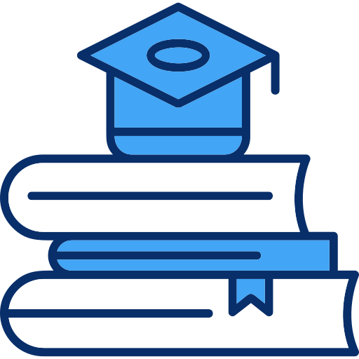 onderwijs Generic Blue icoon