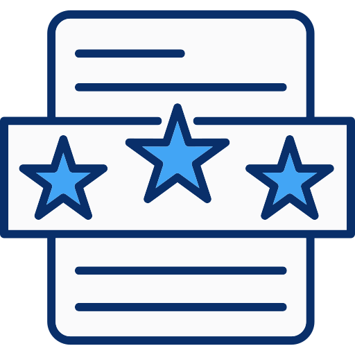 Rating Generic Blue icon