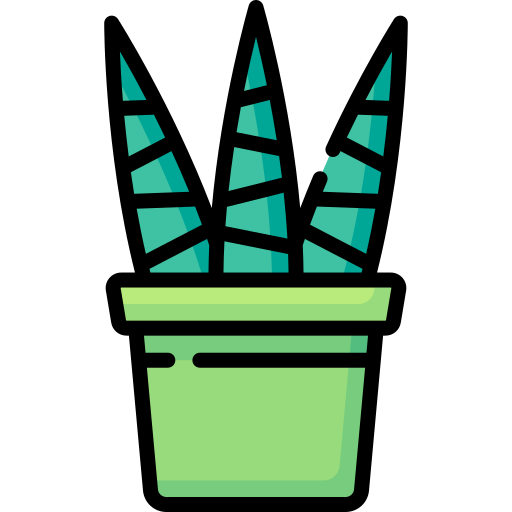 얼룩말 식물 Special Lineal color icon