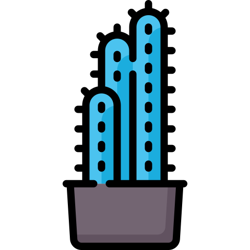 cactus colonnare blu Special Lineal color icona