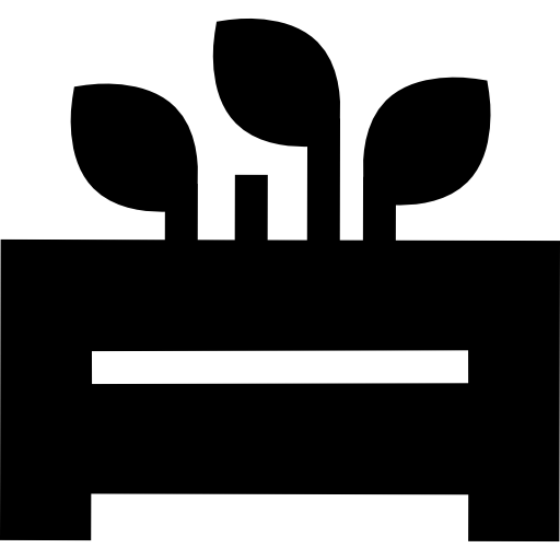 maceta Basic Straight Filled icono