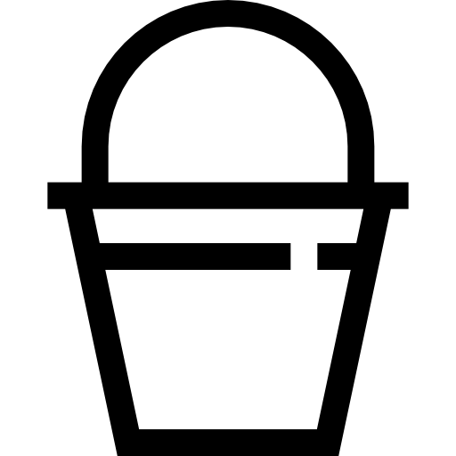 버킷 Basic Straight Lineal icon
