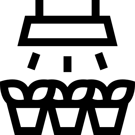 invernadero Basic Straight Lineal icono
