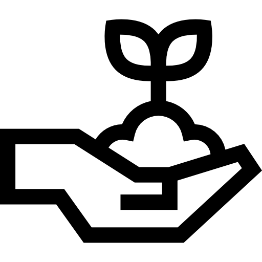 liść Basic Straight Lineal ikona