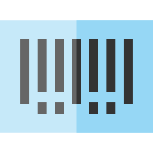 Barcode Basic Straight Flat icon