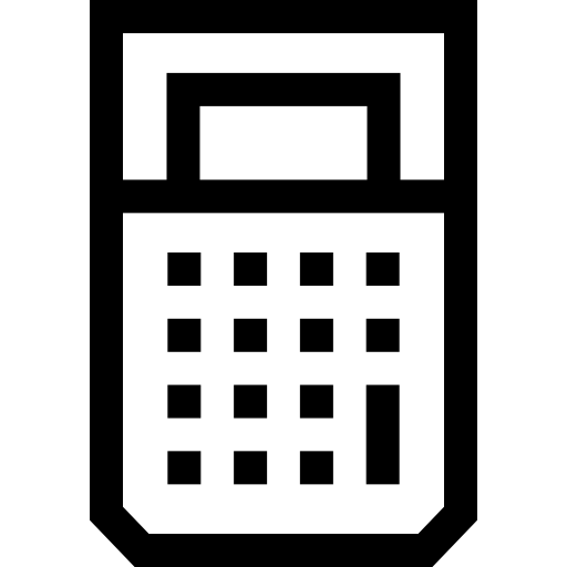 電卓 Basic Straight Lineal icon