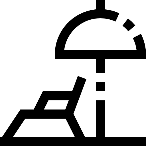 leżak Pixelmeetup Lineal ikona