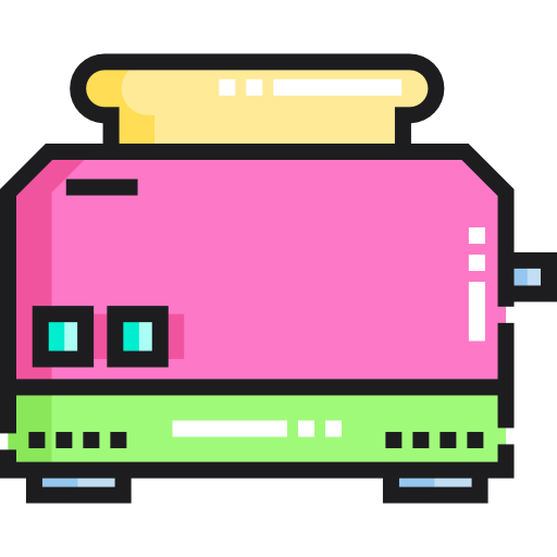 toaster Detailed Straight Lineal color icon