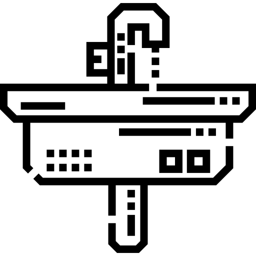 シンク Detailed Straight Lineal icon