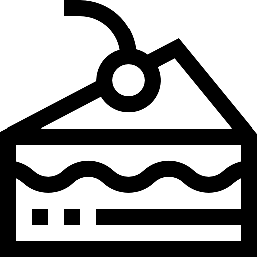 pedazo de pastel Pixelmeetup Lineal icono