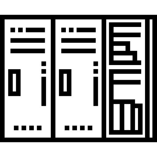 szafki Detailed Straight Lineal ikona