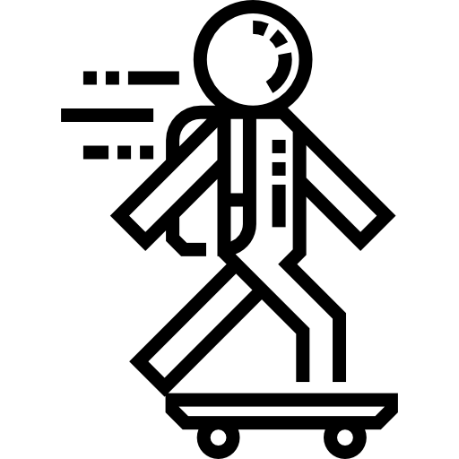 スケート Detailed Straight Lineal icon