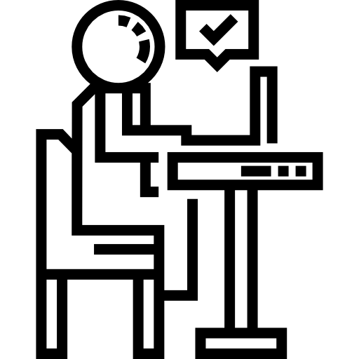 huiswerk Detailed Straight Lineal icoon