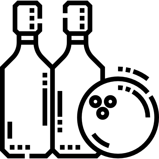 kręgle Detailed Straight Lineal ikona