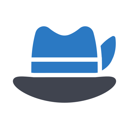 chapéu Generic Blue Ícone