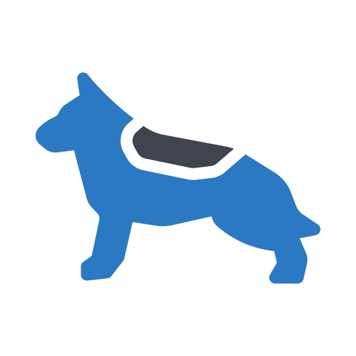 deutscher schäferhund Generic Blue icon